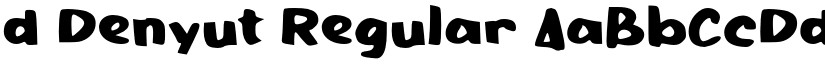 d Denyut Regular font