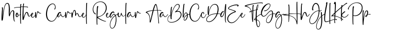 Mother Carmel font download