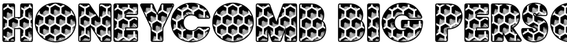 HONEYCOMB BIG PERSONAL USE Regular font