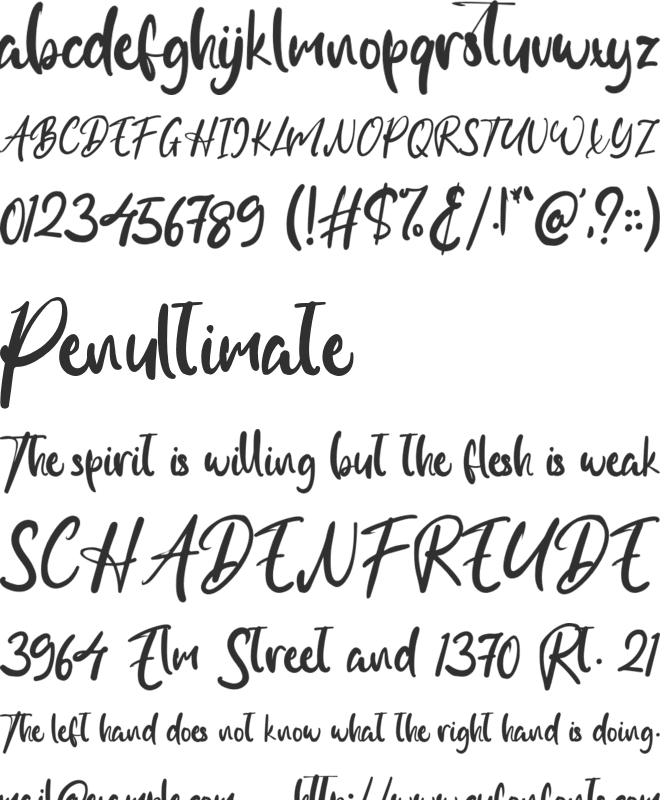 Hill Collosal font preview