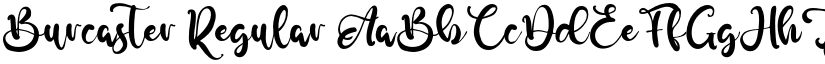 Burcaster font download