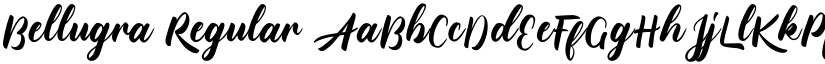 Bellugra Regular font