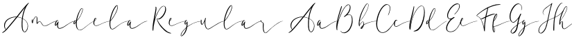 Amadela Regular font