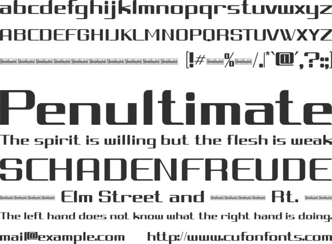 Restore font preview