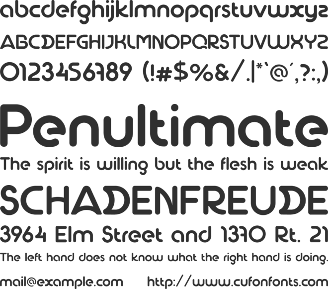aremat font font preview