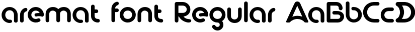 aremat font Regular font