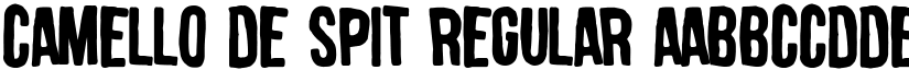 camello de spit font download