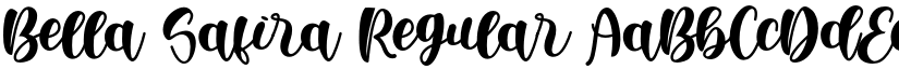 Bella Safira Regular font