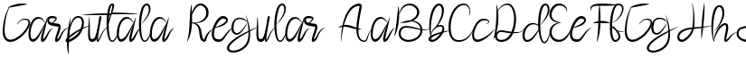 Garputala Regular font