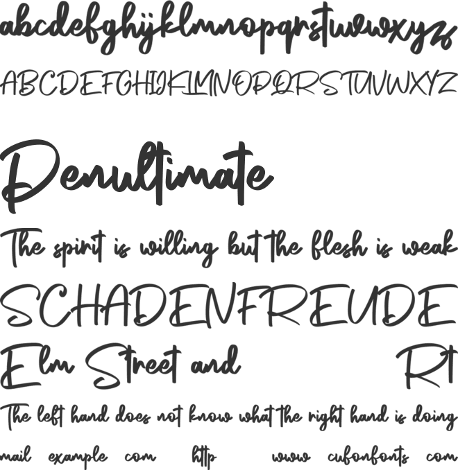 Brothest Free font preview