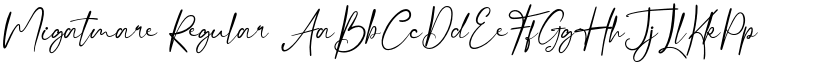 Migatmare Regular font