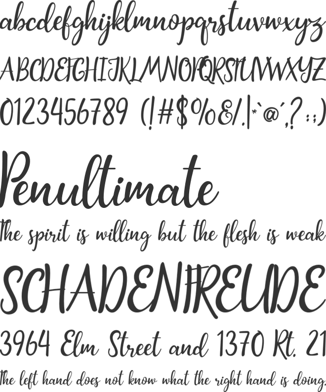 sweet whisper font preview