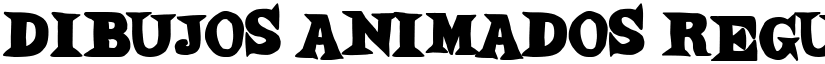 Dibujos Animados Regular font
