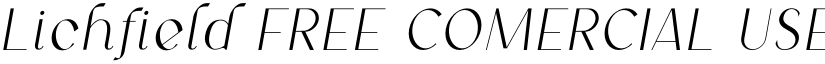 Lichfield font download
