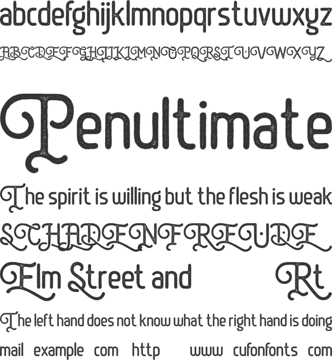 Batriysh Free Version font preview