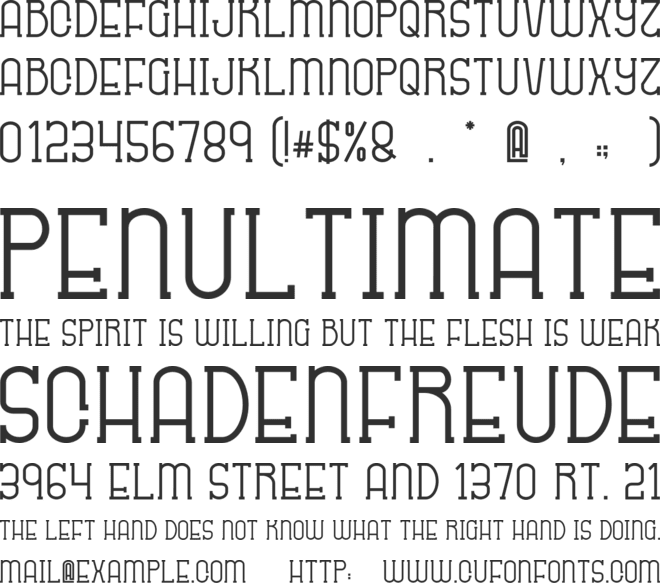 SABITYPE font preview