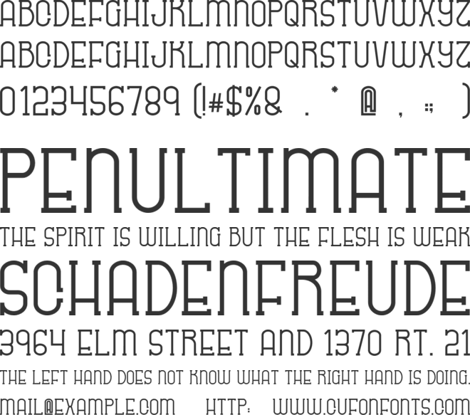 SABITYPE font preview