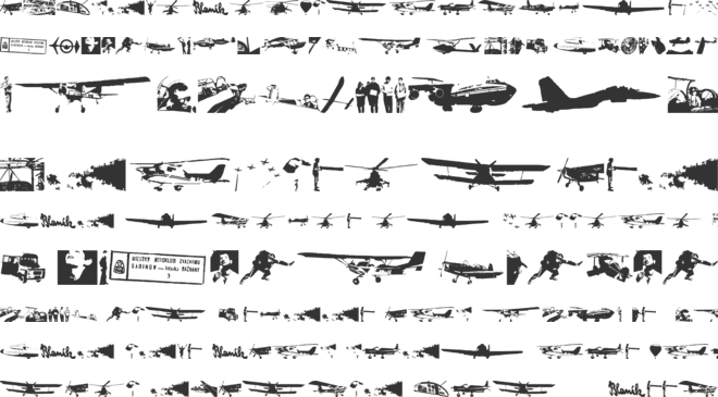 letiskovy font preview