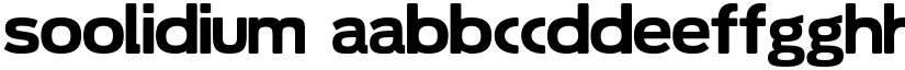 Soolidium font