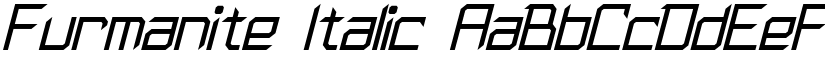 Furmanite Italic font