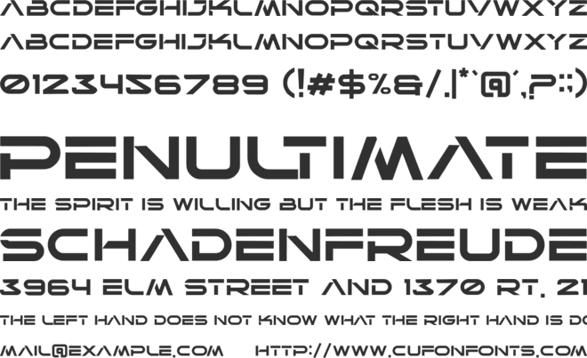 ANFRIP font preview