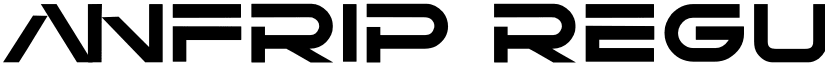 ANFRIP Regular font