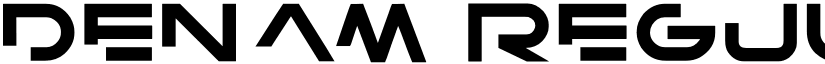 Denam Regular font