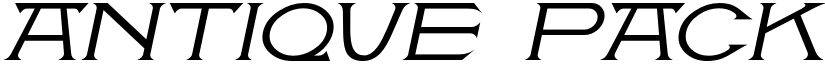 Antique Packaging JNL Italic font