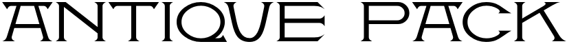 Antique Packaging JNL Regular font