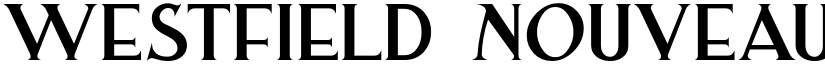 Westfield Nouveau JNL Regular font
