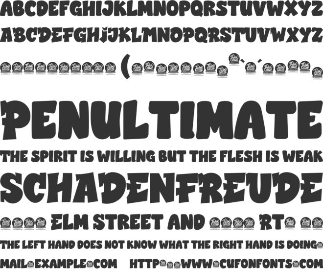 DELLIGER font preview