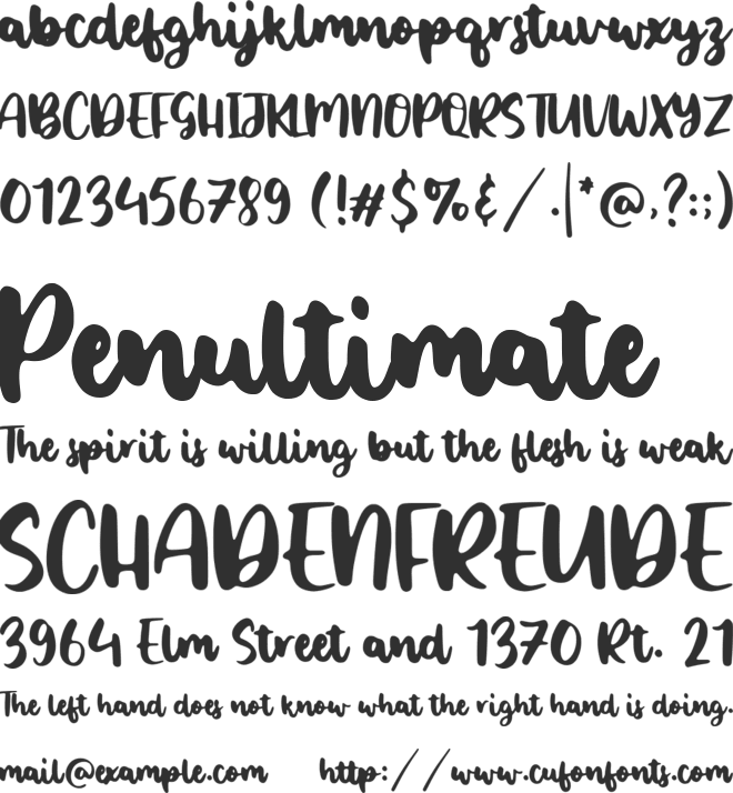 Romantic Knight font preview