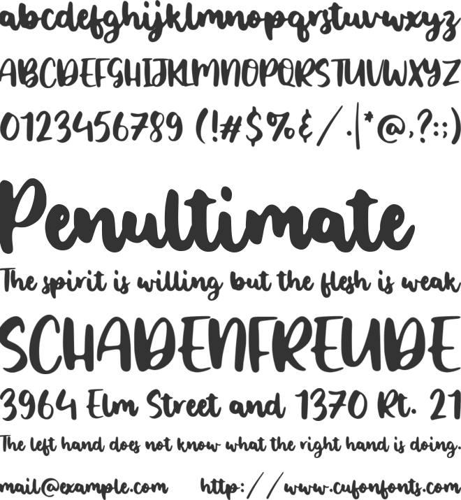 Romantic Knight font preview