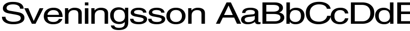 Sveningsson font