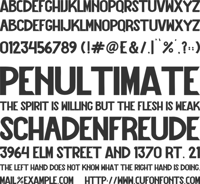 Hearing font preview