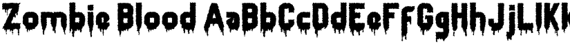 Zombie Blood font