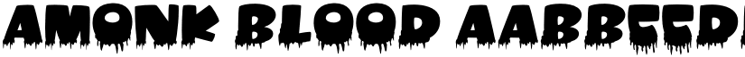 Amonk Blood font