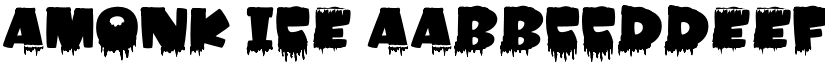 Amonk Ice font