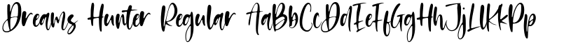 Dreams Hunter Regular font