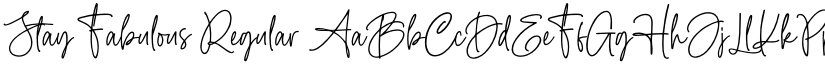 Stay Fabulous Regular font
