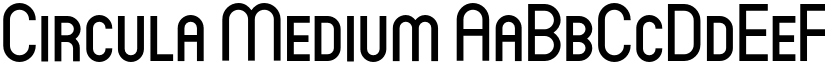 Circula Medium font