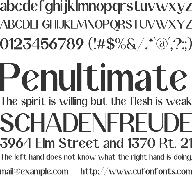 Maguire font preview