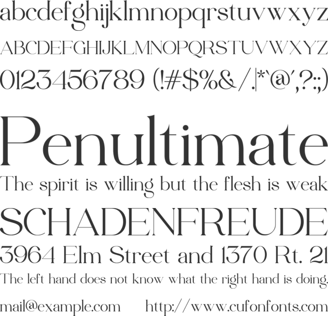 Edhan Martine font preview