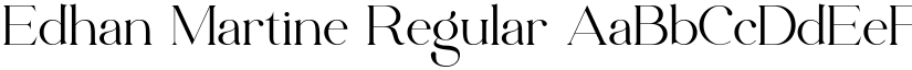 Edhan Martine Regular font