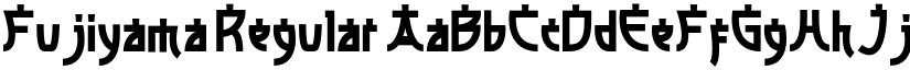 Fujiyama font download