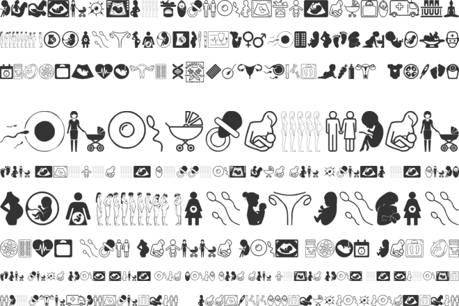 Pregnancy font preview