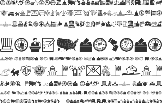 us election font preview