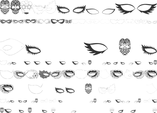 MaskbyEBO font preview