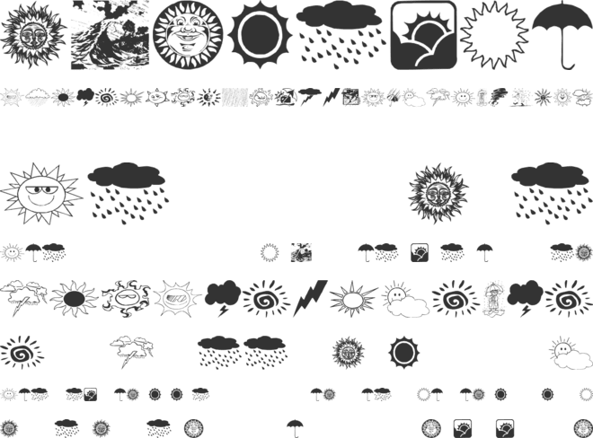 Whethers font preview