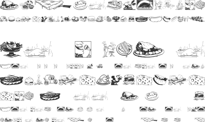 Culinary Art font preview